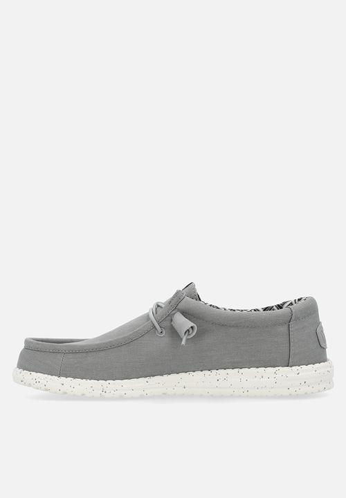 Hey Dude - Wally Stretch Canvas Lgr - Light Grey