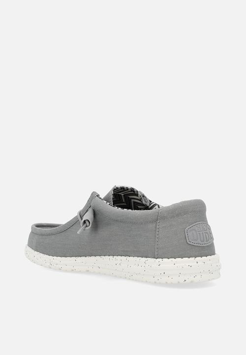 Hey Dude - Wally Stretch Canvas Lgr - Light Grey