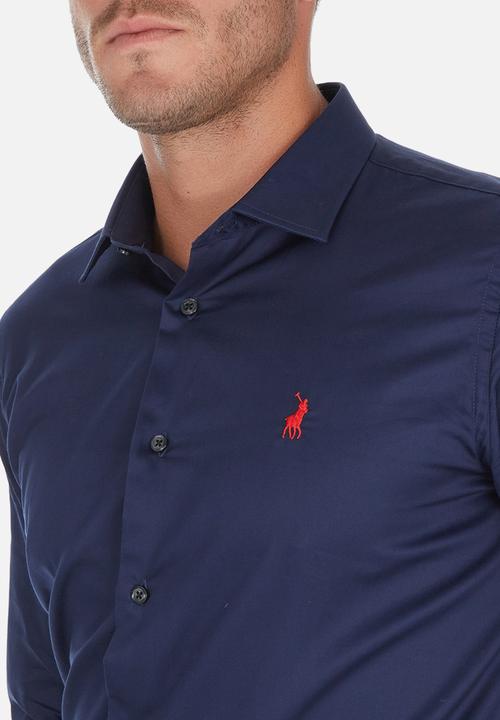 POLO - Custom fit Greig shirt - navy