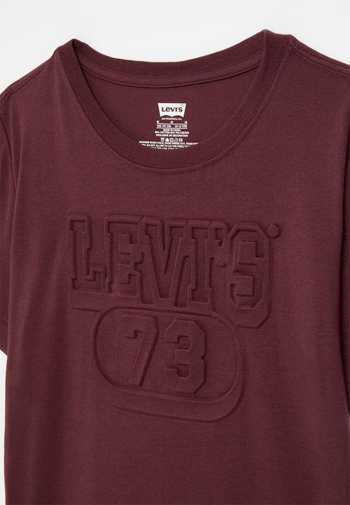 Levi’s® - Lvb embossed levi's tee - chocolate truffle