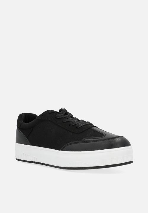 POLO - Panelled sneaker - black