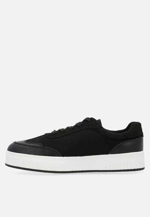 POLO - Panelled sneaker - black
