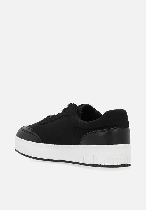 POLO - Panelled sneaker - black