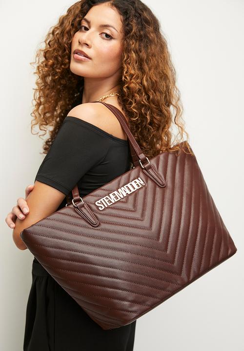 Steve Madden - Bjude tote bag - burgandy/ gold