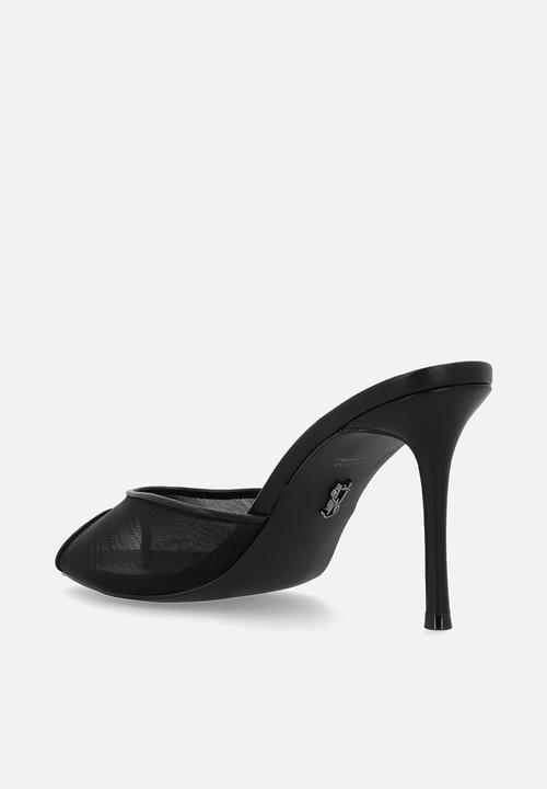 Steve Madden - Rollout-m heel - black mesh