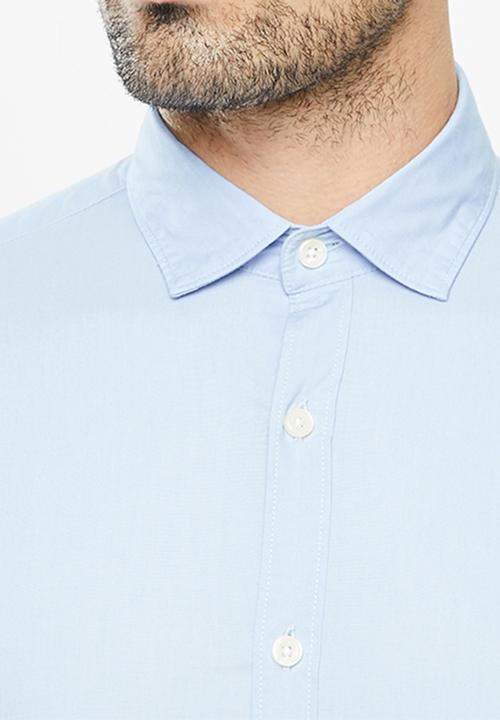 Replay - Replay poplin shirts - blue