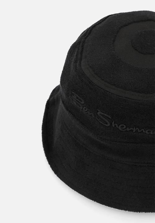 Ben Sherman - Target Towelling Bucket Hat - Black