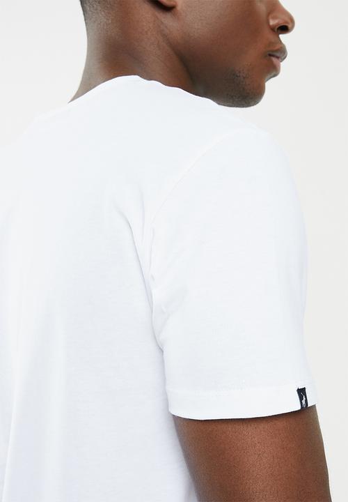 POLO - Mens v-neck T-shirt - white