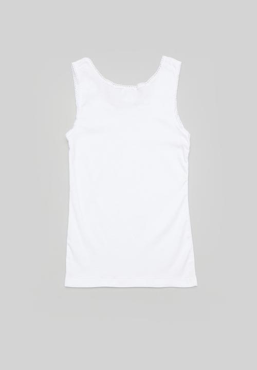 Pop Candy - 2 Pack vest - white