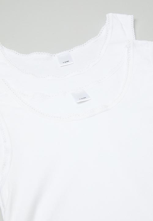 Pop Candy - 2 Pack vest - white