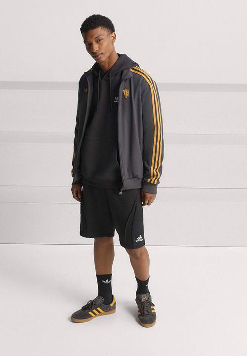 adidas Originals - Manchester United Terrace Icons Track Top - Black - Adidas