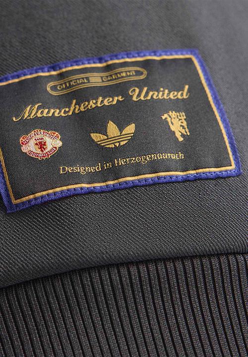 adidas Originals - Manchester United Terrace Icons Track Top - Black - Adidas