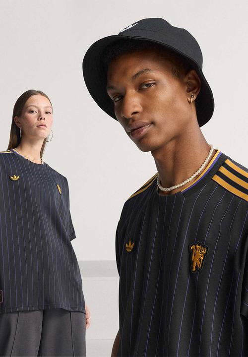 adidas Originals - Manchester United Terrace Icons Jersey - Black