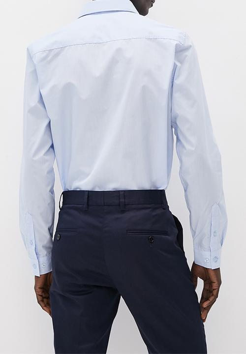 Superbalist - Easy care regular fit shirt - sky