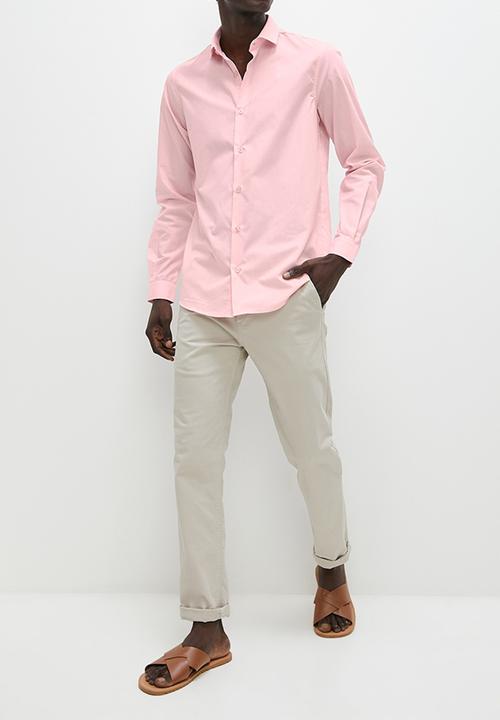 Superbalist - Easy care slim fit shirt - quartz