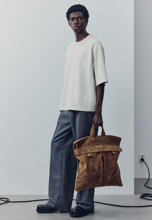 H&M - H&M Atelier: Boxy-style cotton T-shirt - cream