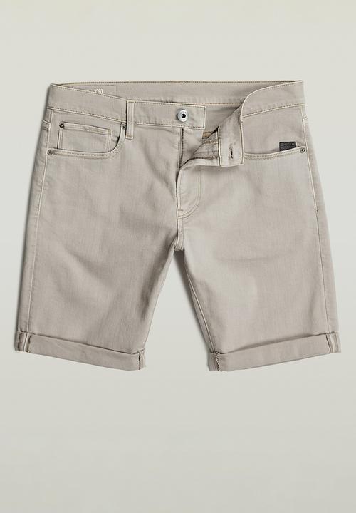 G-STAR - 3301 slim short - grey
