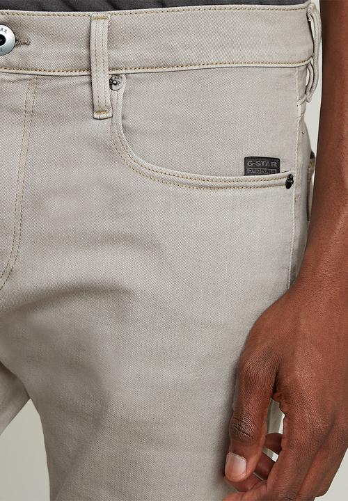 G-STAR - 3301 slim short - grey