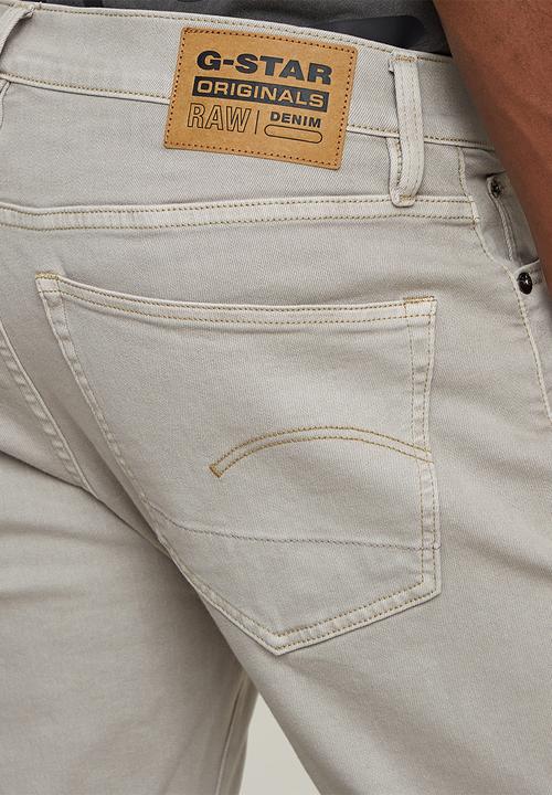 G-STAR - 3301 slim short - grey