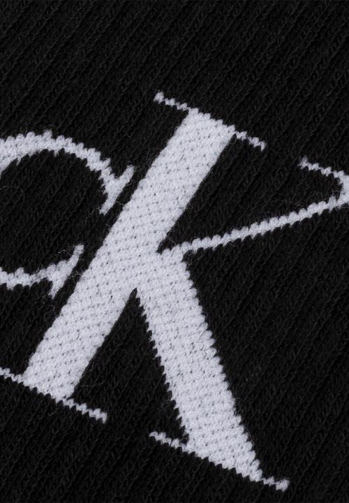 Calvin Klein - Ckj Men Sock 2P Monogram - Black