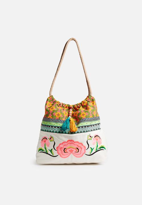 Glamorous - Embroidered tote
