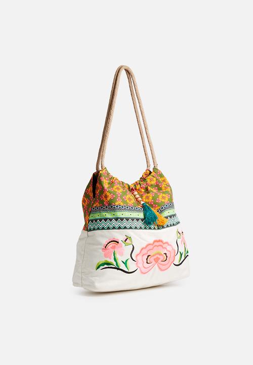 Glamorous - Embroidered tote