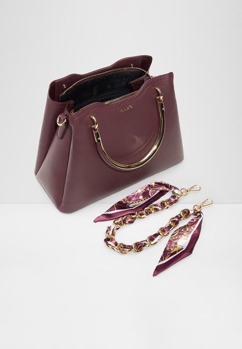 ALDO - Arrayan top handle bag - burgundy