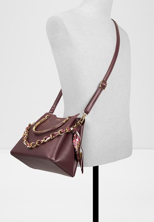 ALDO - Arrayan top handle bag - burgundy