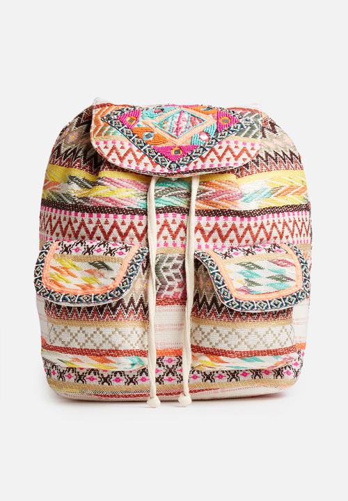 Glamorous - Embroidered backpack