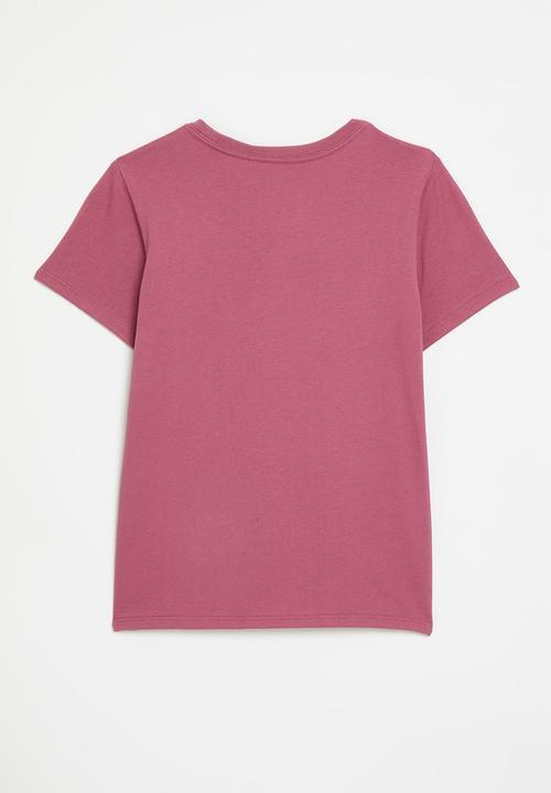 Levi’s® - Lvg collegiate short sleeve tee - rose wine
