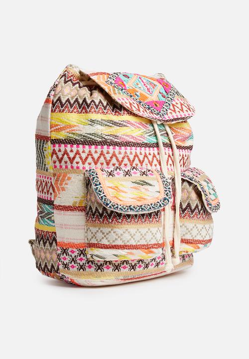 Glamorous - Embroidered backpack