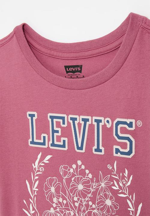 Levi’s® - Lvg collegiate short sleeve tee - rose wine