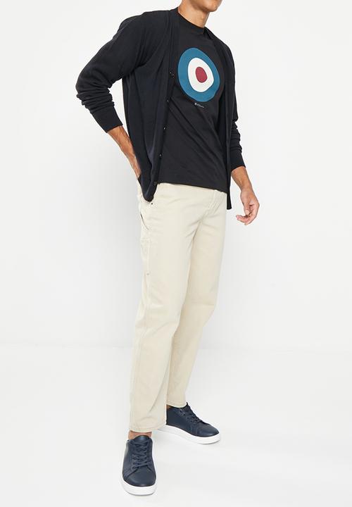Ben Sherman - BIG TARGET TEE - BLACK
