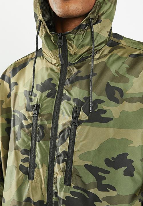 Brave Soul - Mckaycmo jacket - khaki camo print