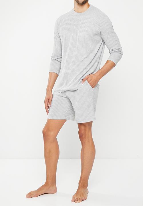 Brave Soul - Nolan loungewear - grey marl
