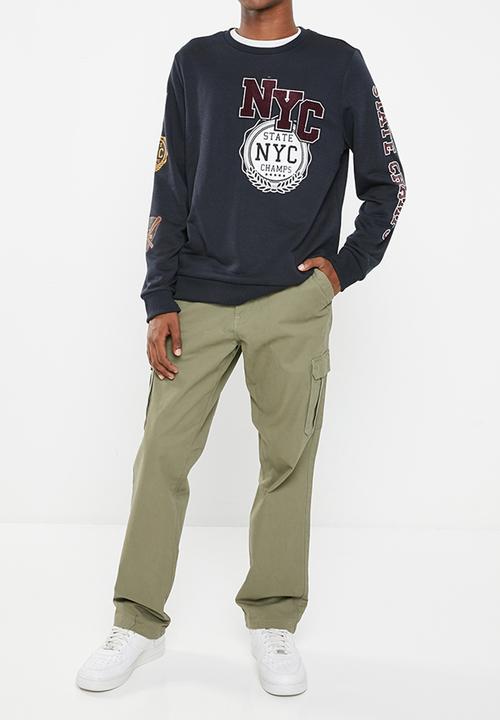 Brave Soul - 516rochester sweatshirt - dark navy