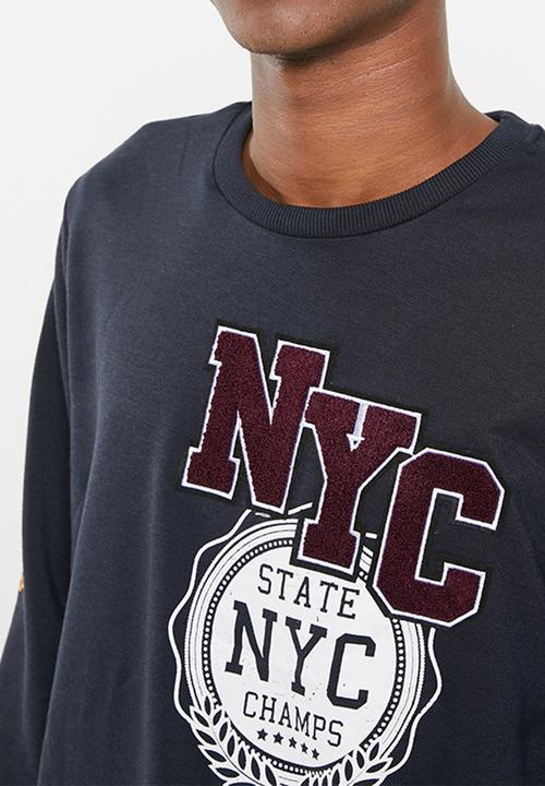 Brave Soul - 516rochester sweatshirt - dark navy