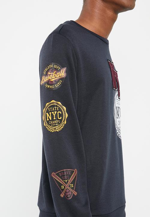 Brave Soul - 516rochester sweatshirt - dark navy