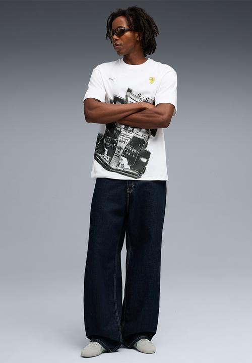 PUMA - Ferrari Premium Tee - puma white