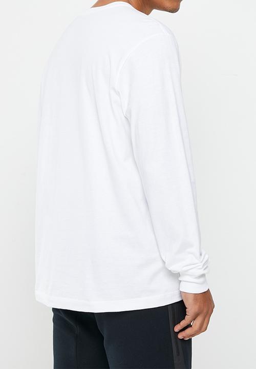 Nike - Nsw clb tee long sleeve - white 