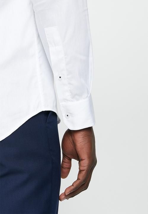 Ben Sherman - ESSENTIAL BEN SHERMAN SHIRT L/S - WHITE