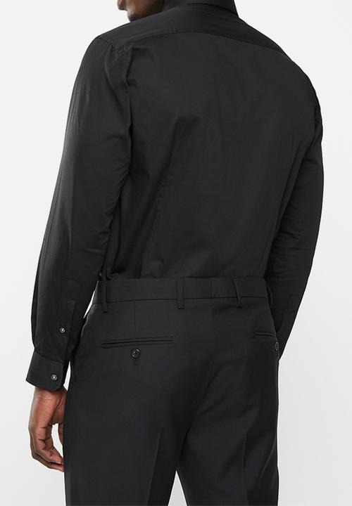 Ben Sherman - ESSENTIAL BEN SHERMAN SHIRT L/S - BLACK