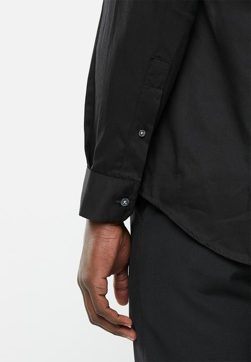 Ben Sherman - ESSENTIAL BEN SHERMAN SHIRT L/S - BLACK