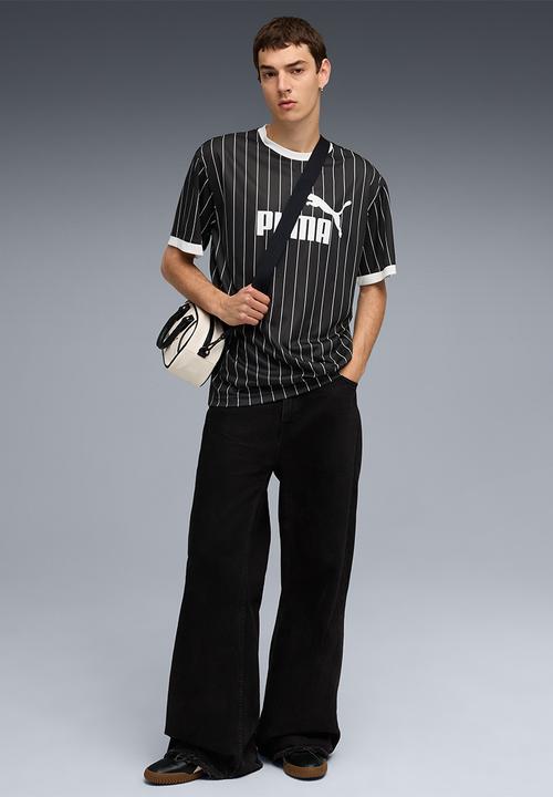 PUMA - Ess striped jersey - puma black