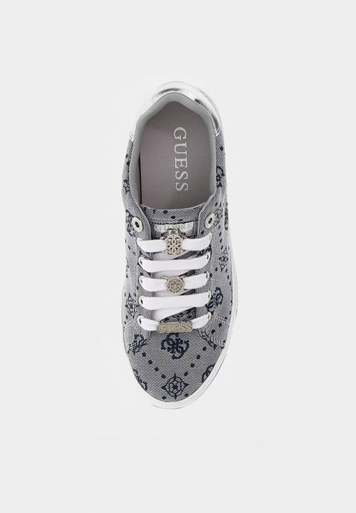 GUESS - Jacquard sneaker - blue