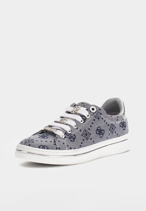 GUESS - Jacquard sneaker - blue