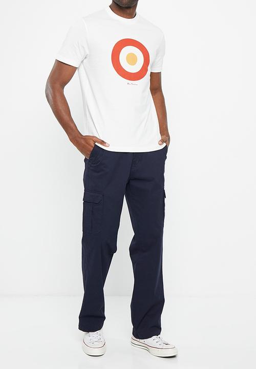 Ben Sherman - Target T-shirt - ivory red