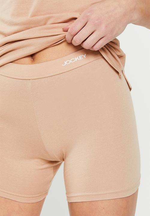 Jockey - Pure & simple biker shorts - beige