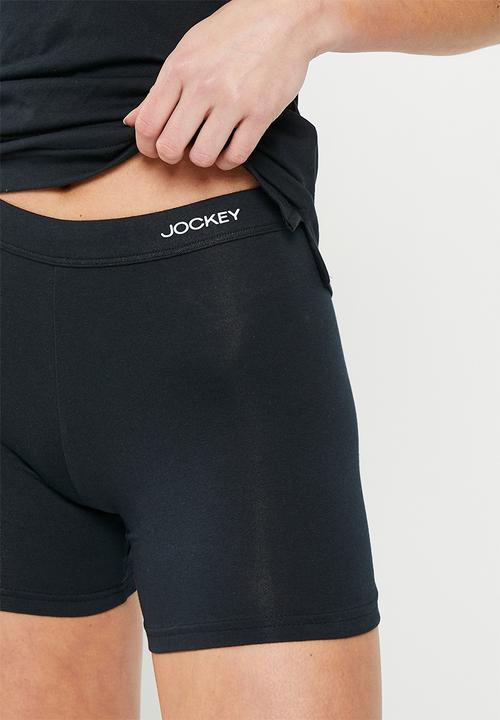 Jockey - Pure & simple biker shorts - black