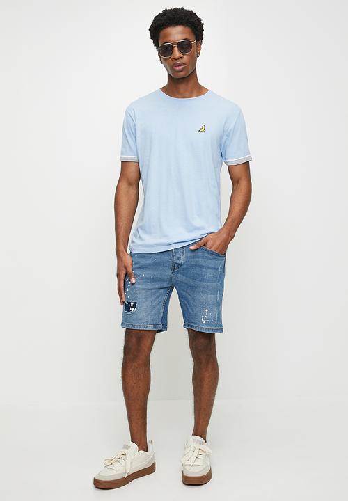 Brave Soul - T-Shirts - Cloud Blue